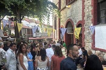 Den bilfri bjerglandsby Palaios Panteleimonas - Grækenland