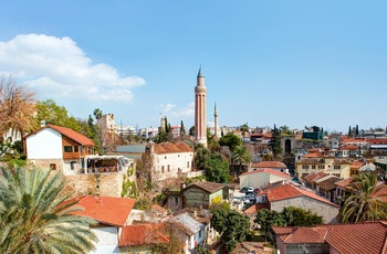 Den gamle bydel Kaleiçi i Antalya - Tyrkiet