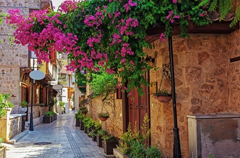 Den gamle bydel Kaleiçi i Antalya - Tyrkiet
