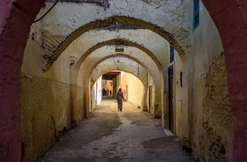 Den gamle bydel i Meknes - Marokko