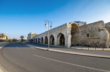 Den venetianske bymure i Heraklion - Grækenland