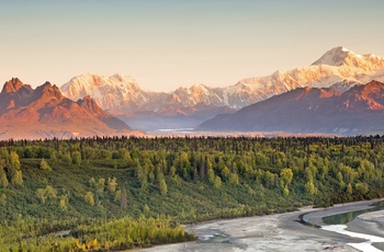 Mt Mckinley i Denali Nationalpark