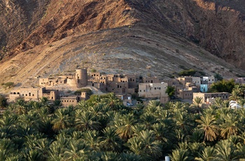 Den forladte bjerglandsby Birkat al-Mawz - Oman