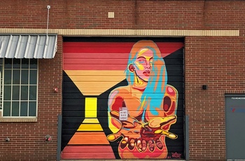 Typisk Street Art i RiNo i Denver