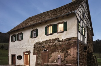 Det 600 år gamle Schlössle von Effringen © Schwarzwälder Freilichtmuseum Vogtsbauernhof