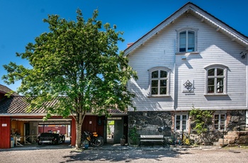 Det Lille Hotel i Risør, Norge - Konsulatet facade