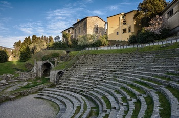 Det romerske teater i Fiesole - Toscana i Italien