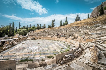 Dionysus teateret for foden af Akropolis i Athen - Grækenland