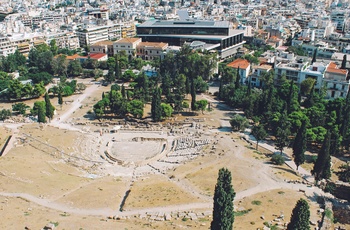 Dionysus teateret for foden af Akropolis i Athen - Grækenland
