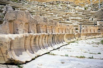 Dionysus teateret for foden af Akropolis i Athen - Grækenland