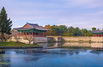 Donggung Palace og Anapji Park i Gyeongju - Sydkorea