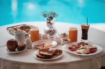 Dracos Hotel i Parga - Morgenmad