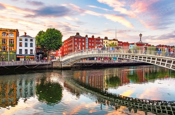 Broen Ha´Penny Bridge i Dublin, Irland