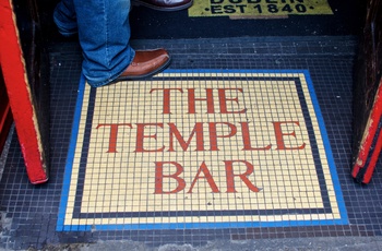 Detalje fra Temple Bar, Dublin i Irland