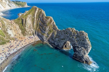 Stenbuen Durdle Door på Jurassic Coast i Sydengland