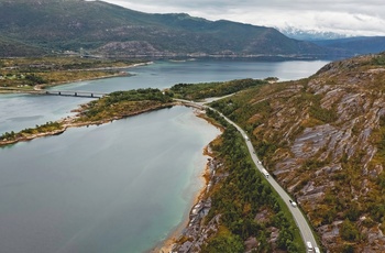 E6 mellem Narvik og Bjerkvik i Nordnorge