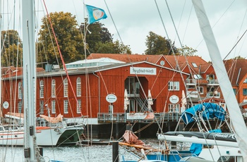 Tidligere skibsværft i Eckernfördes havn i Slesvig-Holsten - Foto: Theodor Tietze, Unsplash