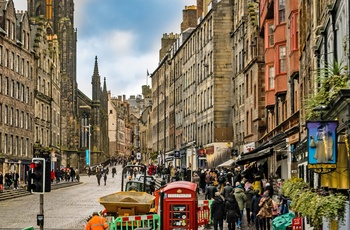 The Royal Mile i Edinburgh, Skotland