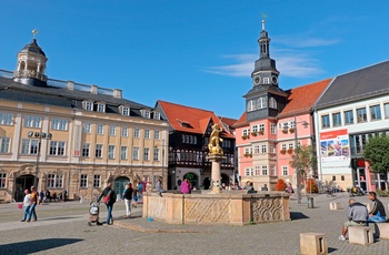 Eisenach Marktplatz, Thüringen i Midttyskland ©Christiane Würtenberger