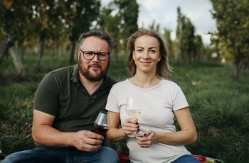 Ejerne af vingården Humbrecht-Trapp i Alsace - Frankrig