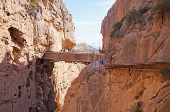 El Caminito del Rey eller The King's Little Path - en vandretur i kløften El Chorro - Andalusien