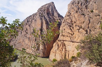 El Caminito del Rey eller The King's Little Path - en vandretur i kløften El Chorro - Andalusien