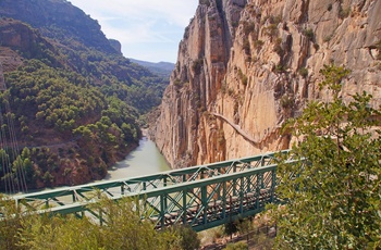 El Caminito del Rey eller The King's Little Path - en vandretur i kløften El Chorro - Andalusien