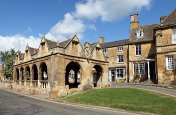 England, Gloucestershire, Cotswolds, Chipping Campden - byens gamle Market Hall