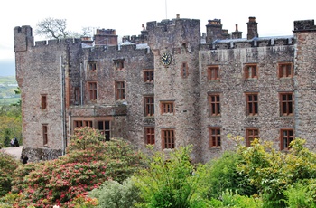 Det imponerende Muncaster Castle, Lake District - England