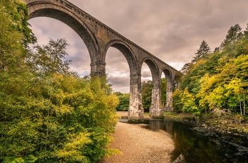 England, Northumberland, North Pennines - Lambley Viaduct fra 1852 over River South Tyne i Northumberland 