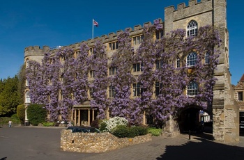 England, Somerset - Castle Hotels statelige front