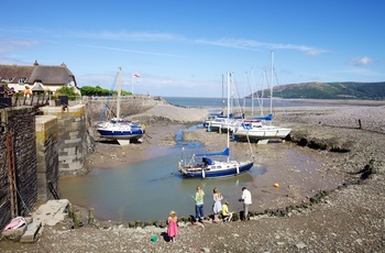 England, Somerset - Porlock Weir ved ebbetid (Foto Neville Stanikk by Exmoor NP)