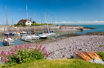 England, Somerset - både i den ydre havn ved Porlock Weir