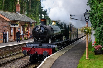 England, Somerset - damplokomotiv på West Somerset Railway (Foto - Visit Somerset)