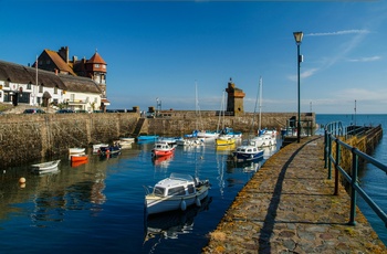 England, Somerset - den hyggelige havn i ved Lynmouth (Foto Neville Stanikk by Exmoor NP)