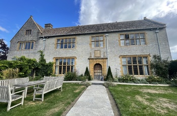 England, Somerset - den statelige bagside af Lytes Cary Manor