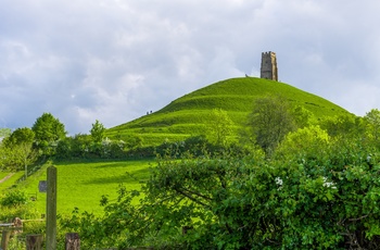 England, Somerset - flot udsyn mod Glastonbury Tor