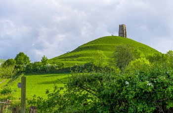 England, Somerset - flot udsyn mod Glastonbury Tor