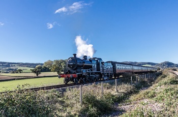 England, Somerset - lokomotiv 53808 fra West Somerset Railway
