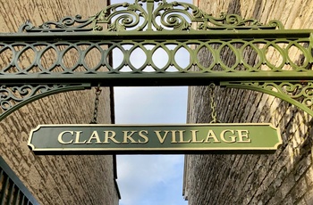 England, Somerset - outlettet Clarks Village i byen Street