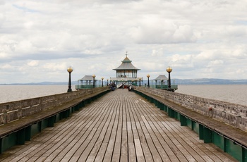 England, Somerset - på toppen af Clevedon Pier