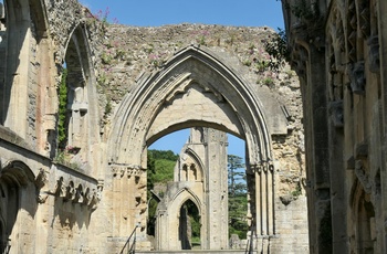 England, Somerset - ruinerne af Glastonbury Abbey