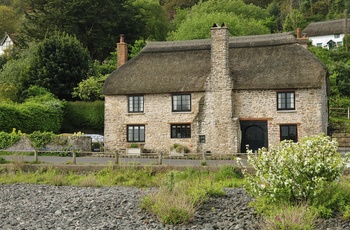 England, Somerset - smuk hus i Porlock Weir