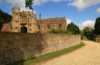 England, Somerset - smukt hus i landsbyen Montacute