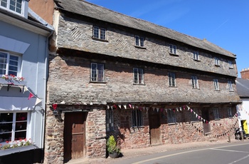England, Somerset, Dunster - det gamle hus  The Old Nummery fra 1400-tallet