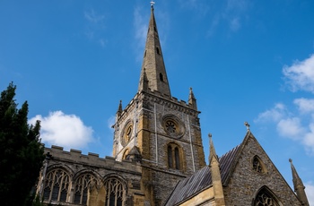 England, Stratford upon Avon - byens store kirke Holy Trinity Church