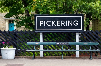 England, Yorkshire - Pickering Railway Station det sydlige endepunkt for North Yorkshire Moors Railway