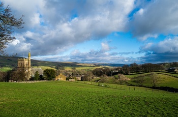 England, Yorkshire - den charmerende by Hawes