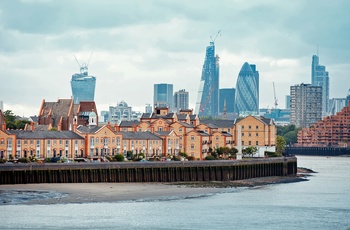 Docklands i London, England