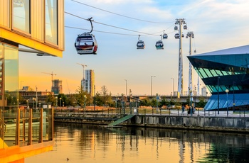 Docklands i London, England